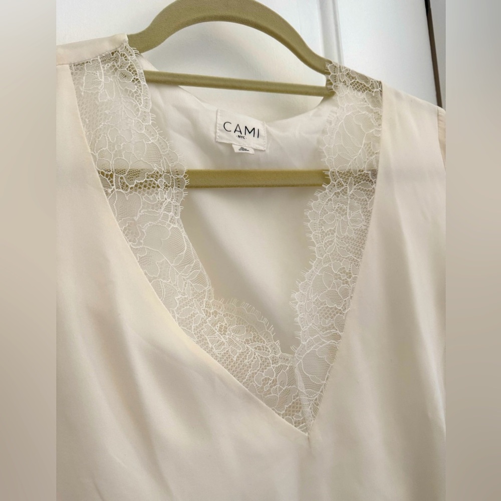 Cami NYC Lace-Trim Camisole - Ivory/Cream